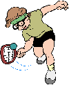 Cartoon Racketball Player