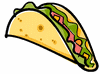cartoon taco
