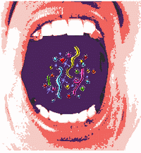 open mouth