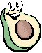 cartoon avocado