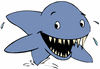 cartoon shark